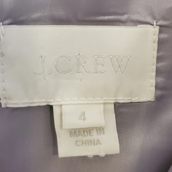 J.Crew Womens Gray Back Zip Bridesmaids Dress 4 - Picture 2 of 9